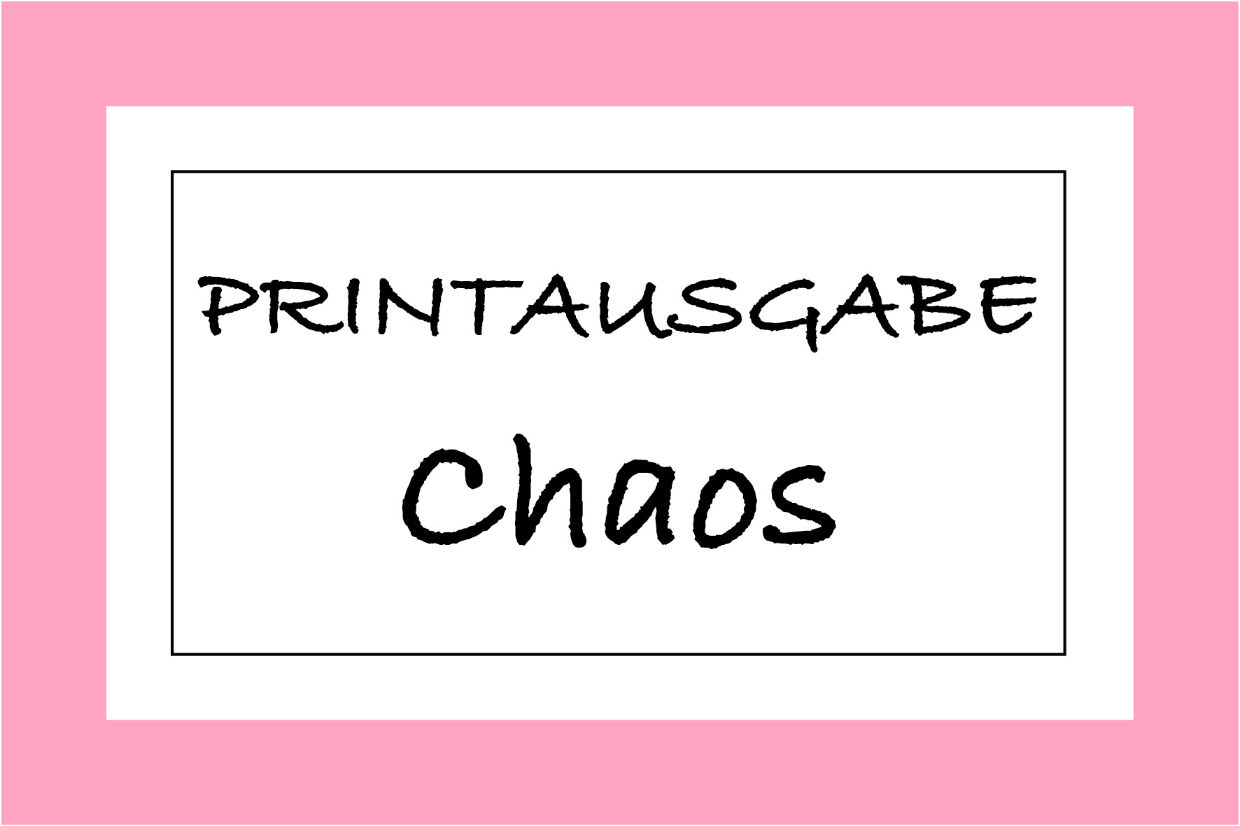 SoSe 16: Chaos